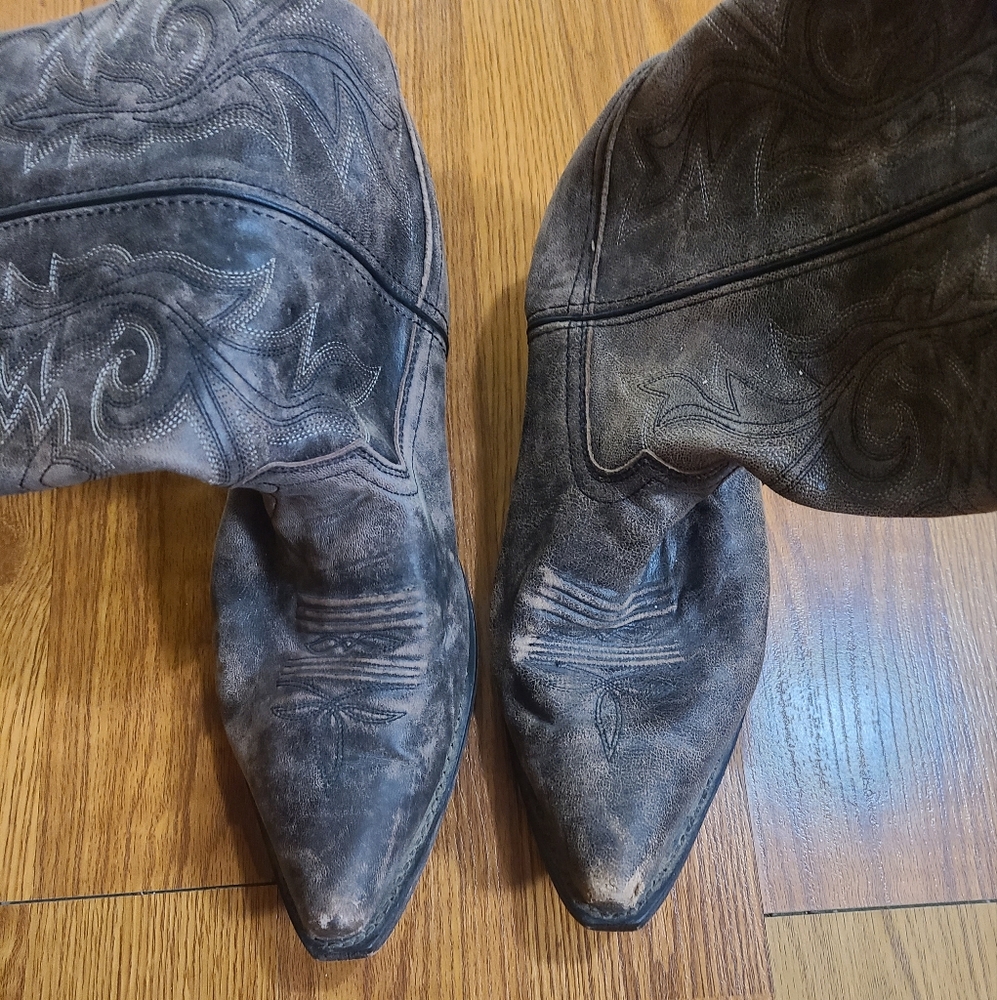 Rockin County Cowboy Boots Size 11 - Picture 3 of 7